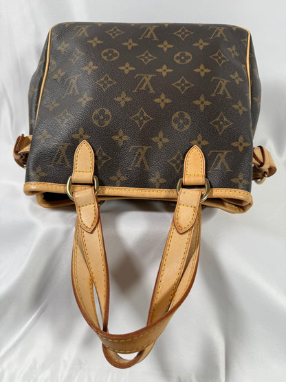 Louis Vuitton Batignolles Handbag Tote Monogram Canvas Small