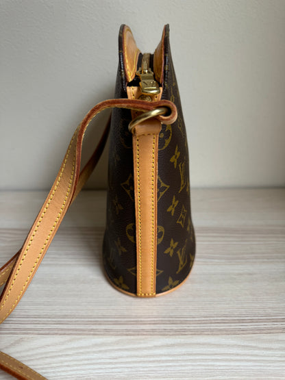 Louis Vuitton Drouot Crossbody Shoulder Bag Brown Canvas Monogram