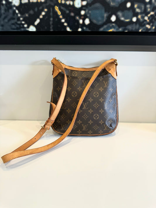 Louis Vuitton Odeon Shoulder Bag PM Brown Canvas