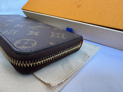 Louis Vuitton Clémence Portefeiulle Wallet Long Brown Monogram Canvas