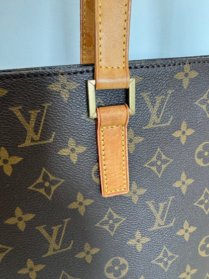 Louis Vuitton LV Luco Brown Monogram Canvas & Leather Tote Bag