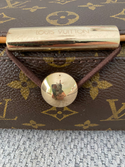 Louis Vuitton Abbesses Messenger Laptop Bag Brown Monogram Canvas