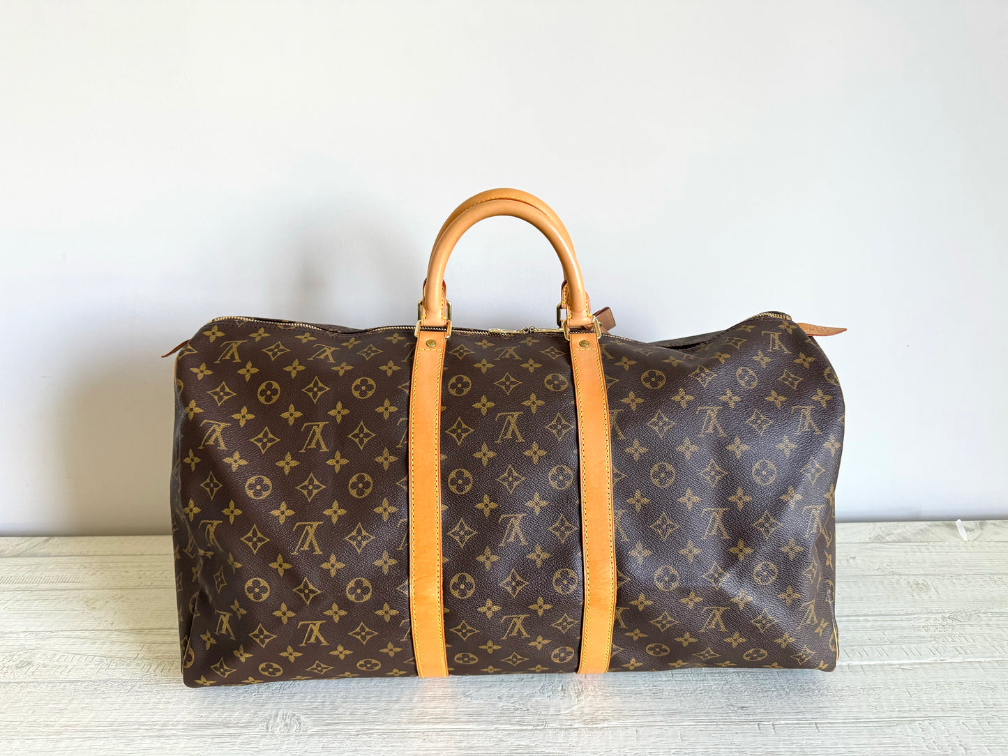 Louis Vuitton Keepall 55 Monogram Duffle Bag