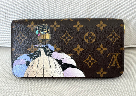 Louis Vuitton LV Zippy Wallet Monogram Illustre Air Balloon