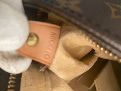 Louis Vuitton Looping Shoulder Bag GM Brown Leather