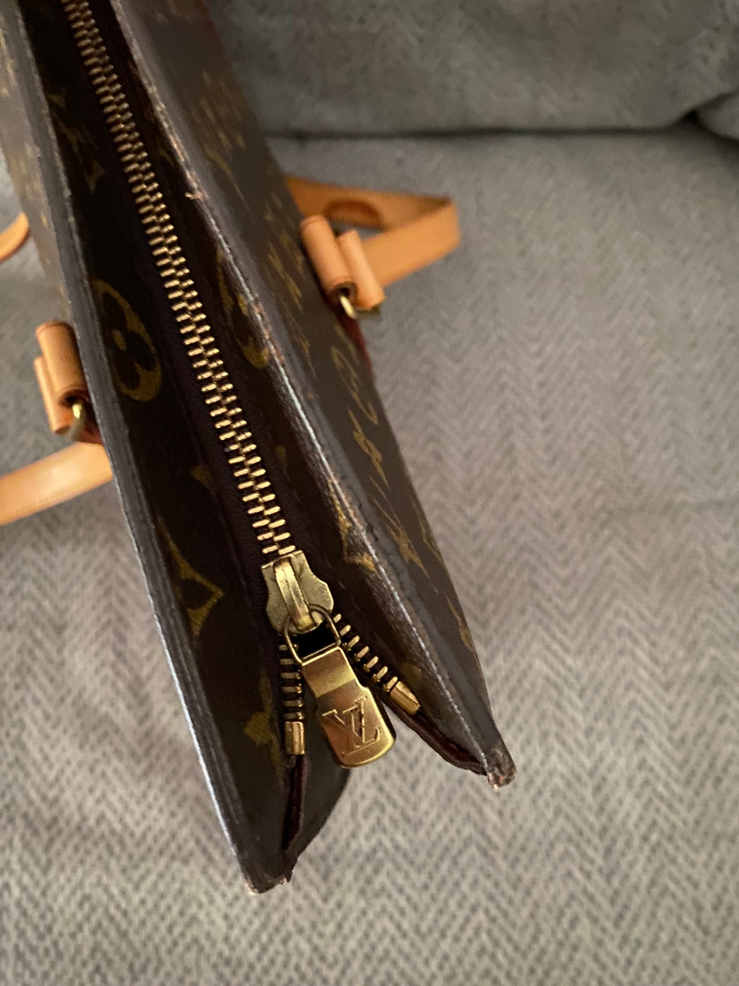 Louis Vuitton Babylone Tote Brown Canvas