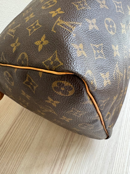 Louis Vuitton LV Speedy 40 Duffle Bag Brown Monogram Canvas