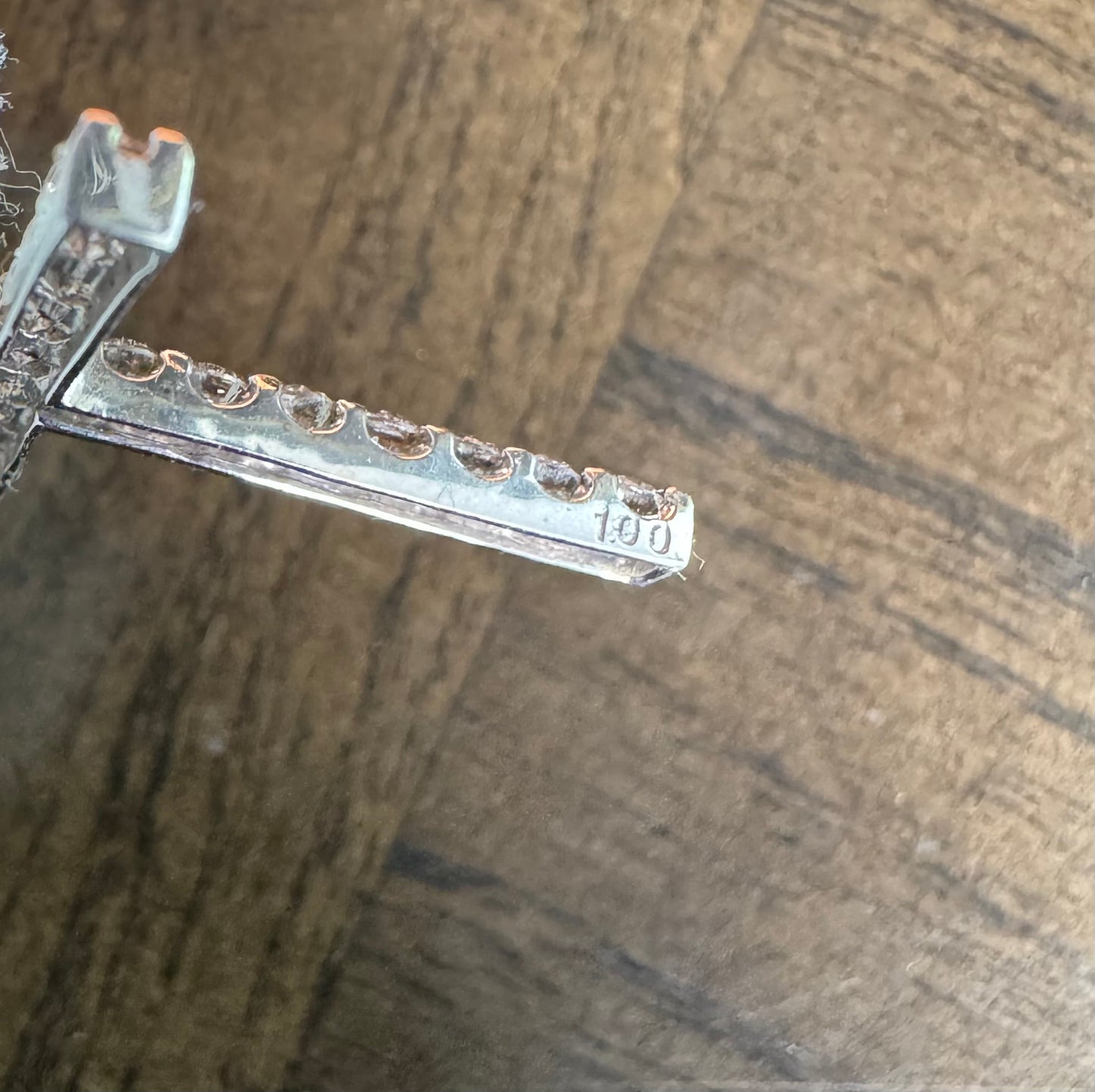 Pendant Cross 14K White Gold Jewelry Charm Natural Diamond 1ct