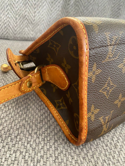 Louis Vuitton Popincourt Shoulder Bag Brown Canvas