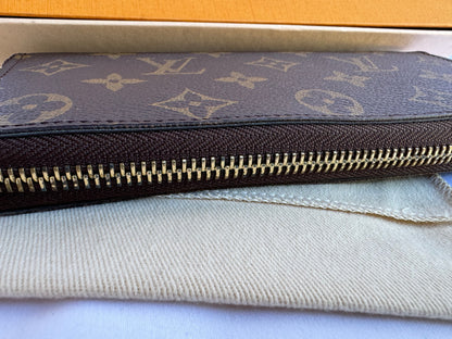 Louis Vuitton Clémence Portefeiulle Wallet Long Brown Monogram Canvas