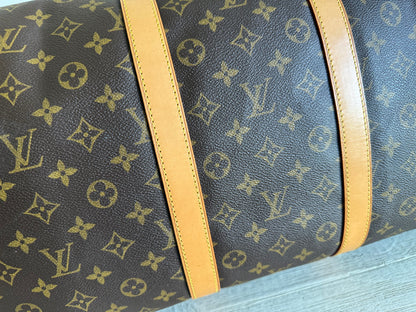 Louis Vuitton Keepall 55 Monogram Duffle Bag