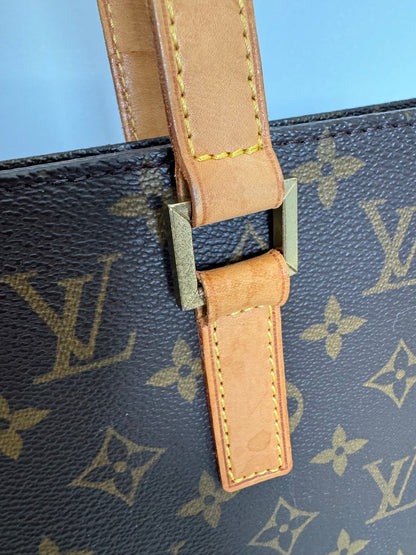 Louis Vuitton LV Luco Brown Monogram Canvas & Leather Tote Bag