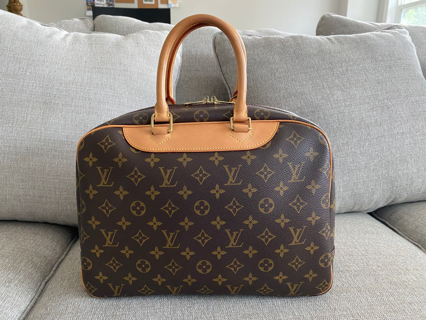 Louis Vuitton Deauville Monogram Canvas Bag