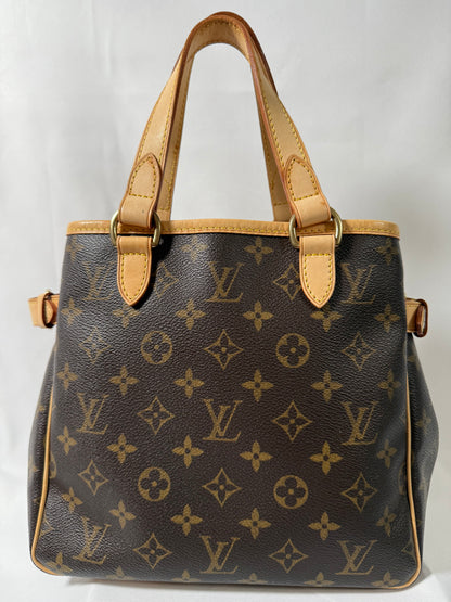 Louis Vuitton Batignolles Handbag Tote Monogram Canvas Small