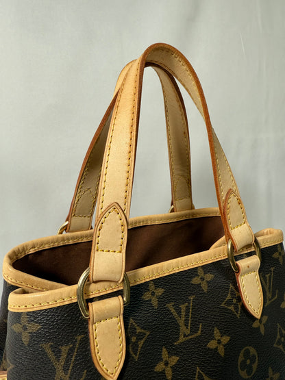 Louis Vuitton Batignolles Handbag Tote Monogram Canvas Small