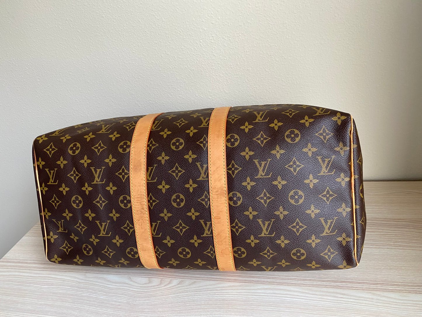 LOUIS VUITTON KEEPALL 45 DUFFLE HANDBAG MONOGRAM