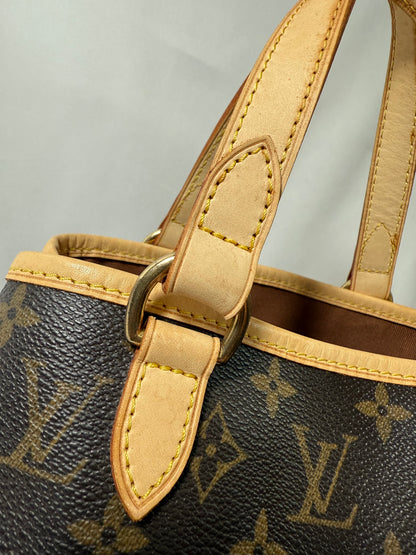 Louis Vuitton Batignolles Handbag Tote Monogram Canvas Small