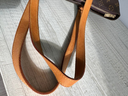 Louis Vuitton Cabas Mezzo Brown Monogram Shoulder Bag