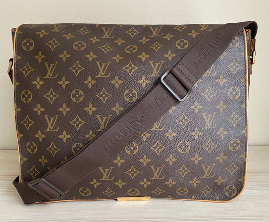 Authentic Louis Vuitton Monogram Abbesses Messenger Laptop Bag