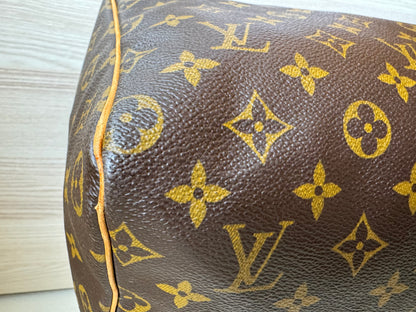 Louis Vuitton LV Speedy 40 Duffle Bag Brown Monogram Canvas