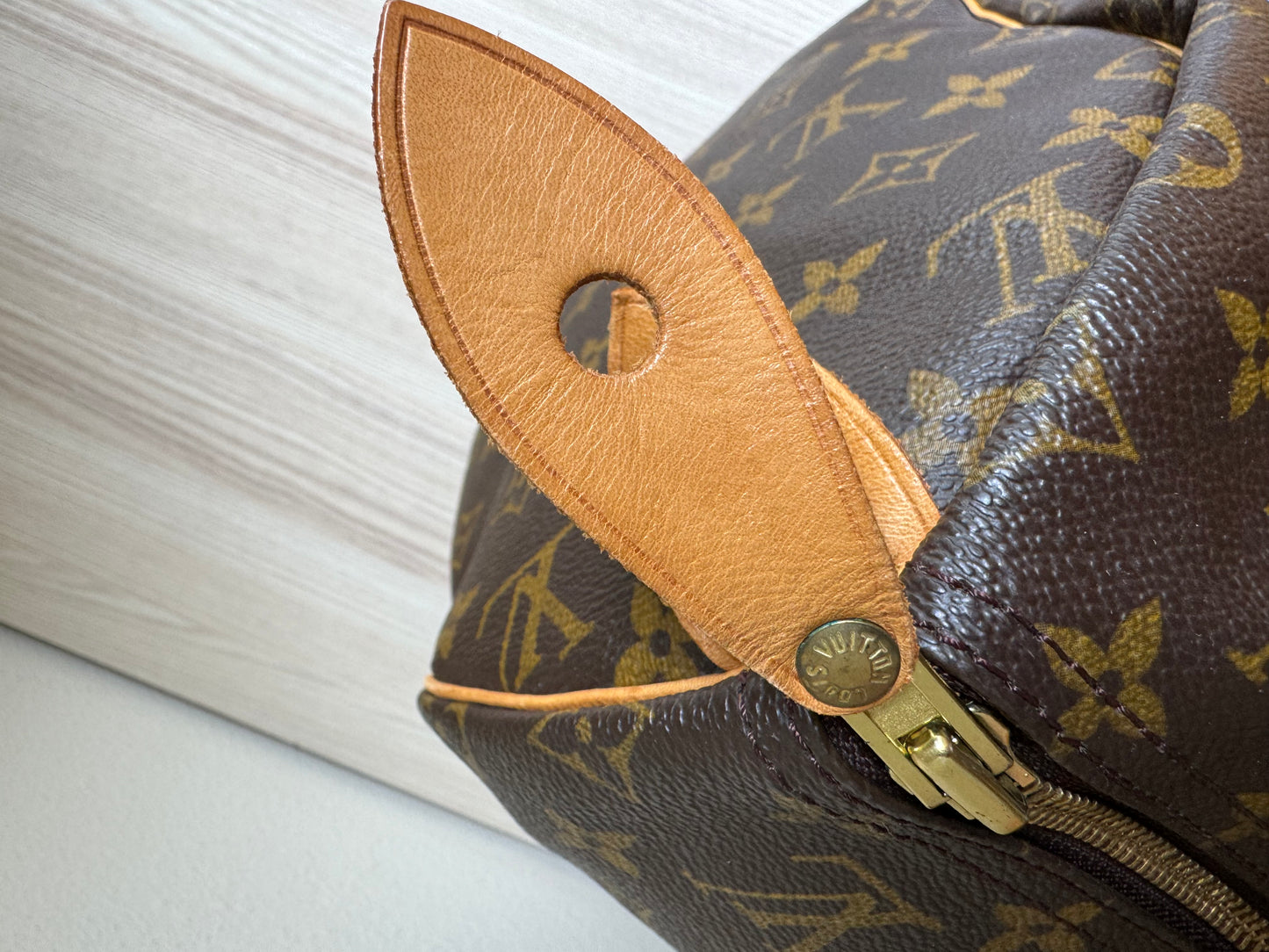 Louis Vuitton LV Speedy 40 Duffle Bag Brown Monogram Canvas