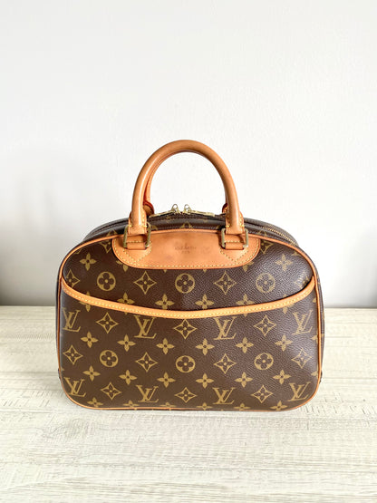 Louis Vuitton Trouville Brown Monogram Mini Handbag