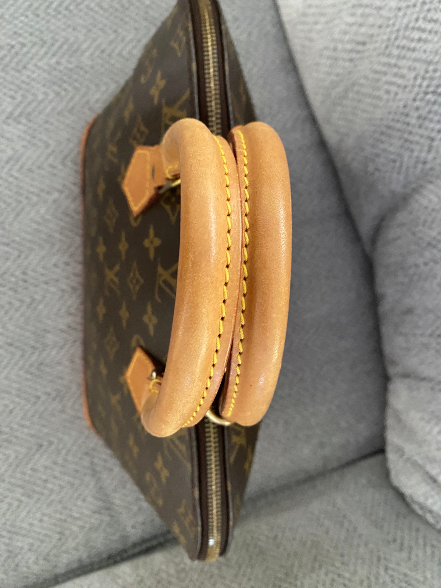 Louis Vuitton Alma Shoulder Bag PM Brown Canvas/Leather