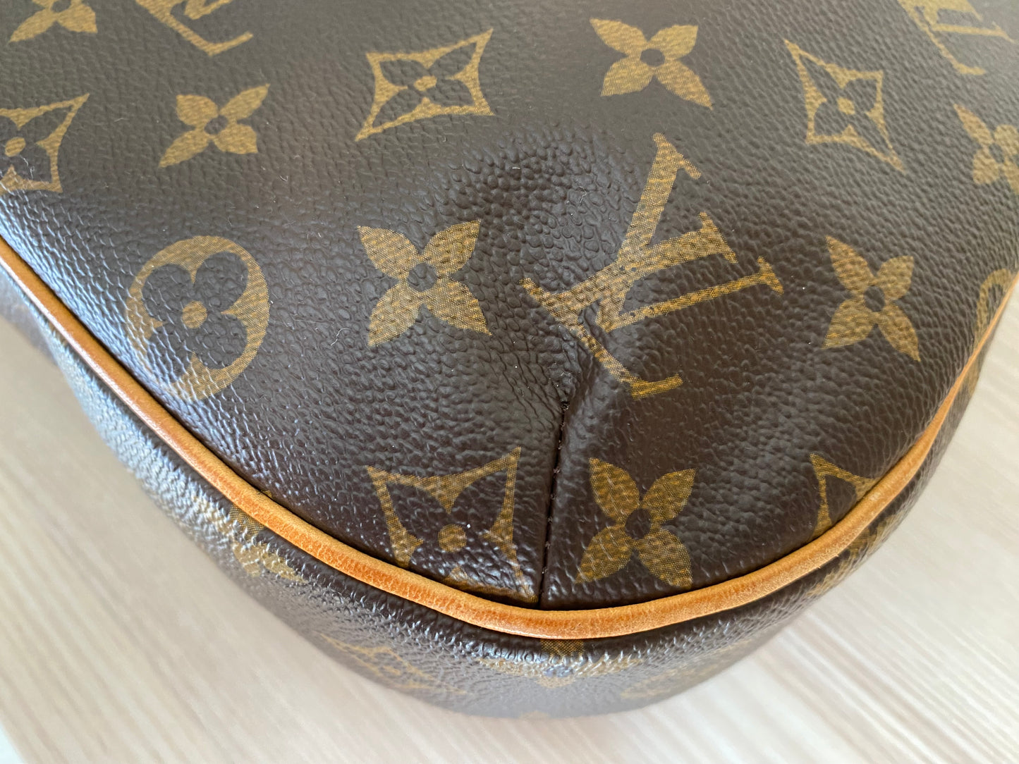 Louis Vuitton Odeon Shoulder Bag PM Brown Canvas