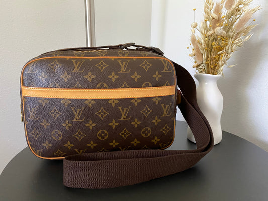 Louis Vuitton LV Reporter PM Crossbody Bag Brown Monogram