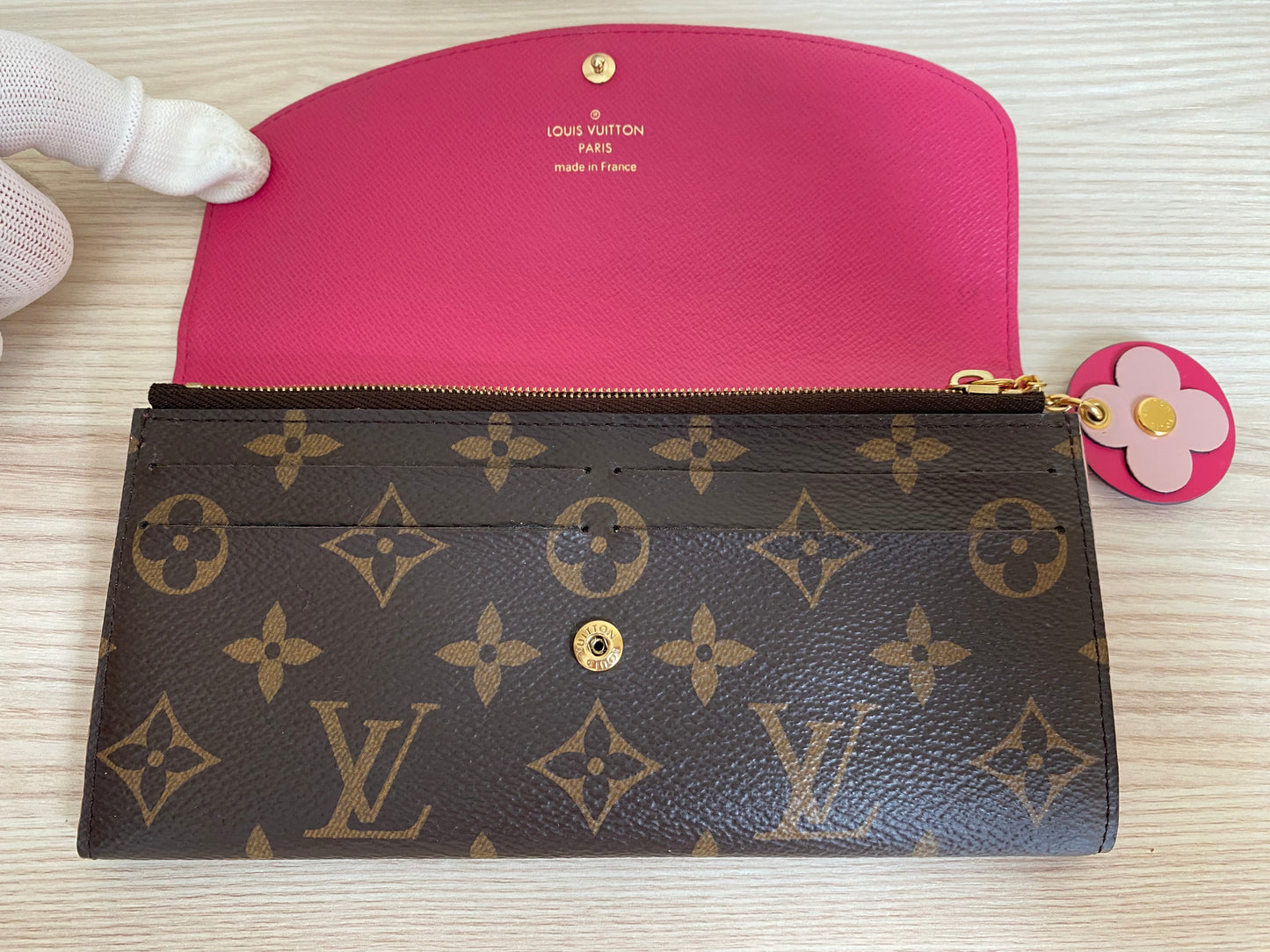 Louis Vuitton Emilie Wallet Limited Edition Blooming Flowers Monogram Canvas