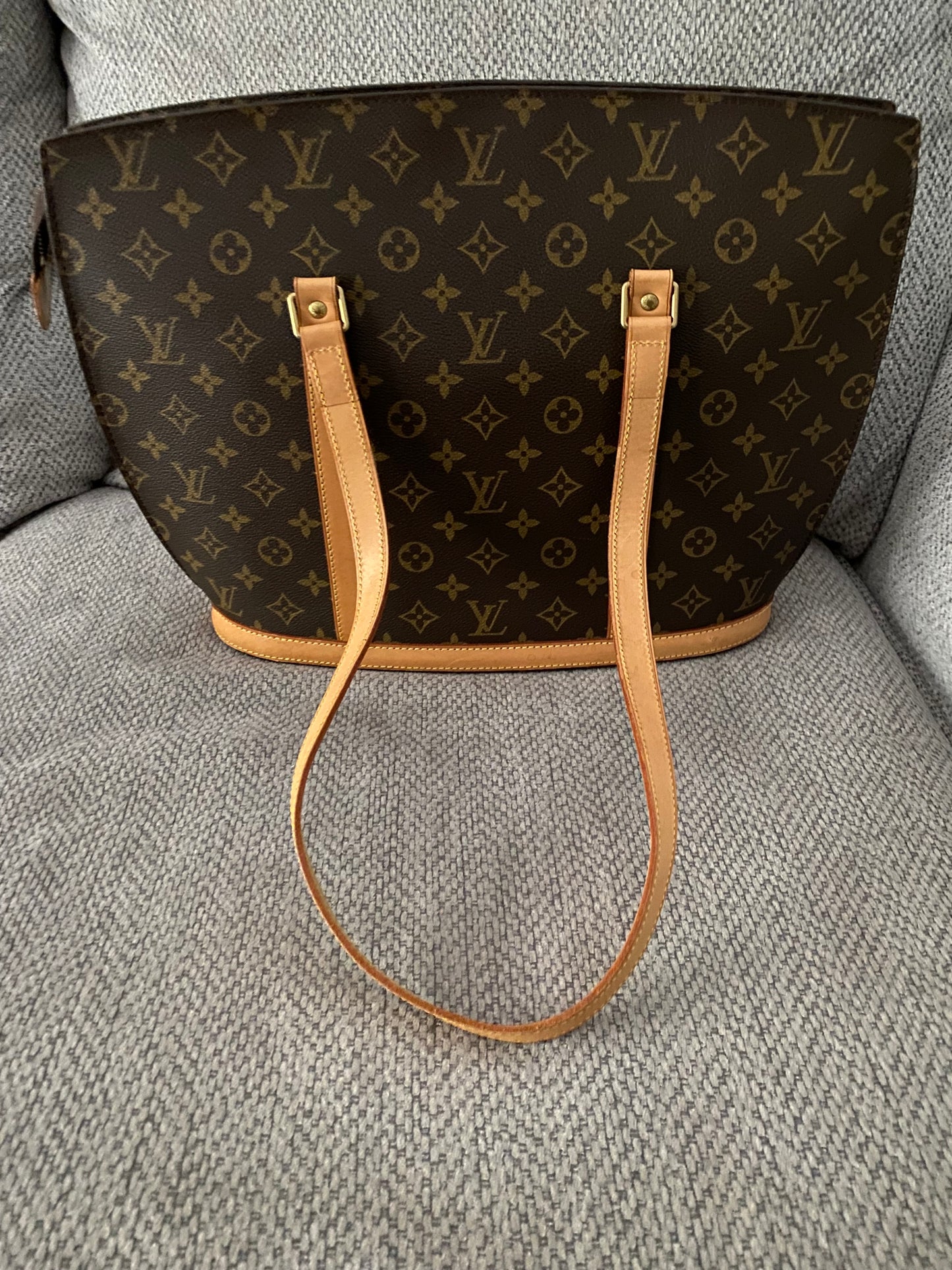 Louis Vuitton Babylone Tote Brown Canvas