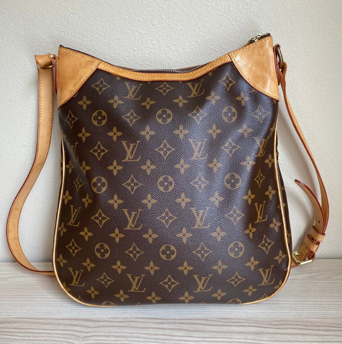 Louis Vuitton Odeon Shoulder Bag PM Brown Canvas