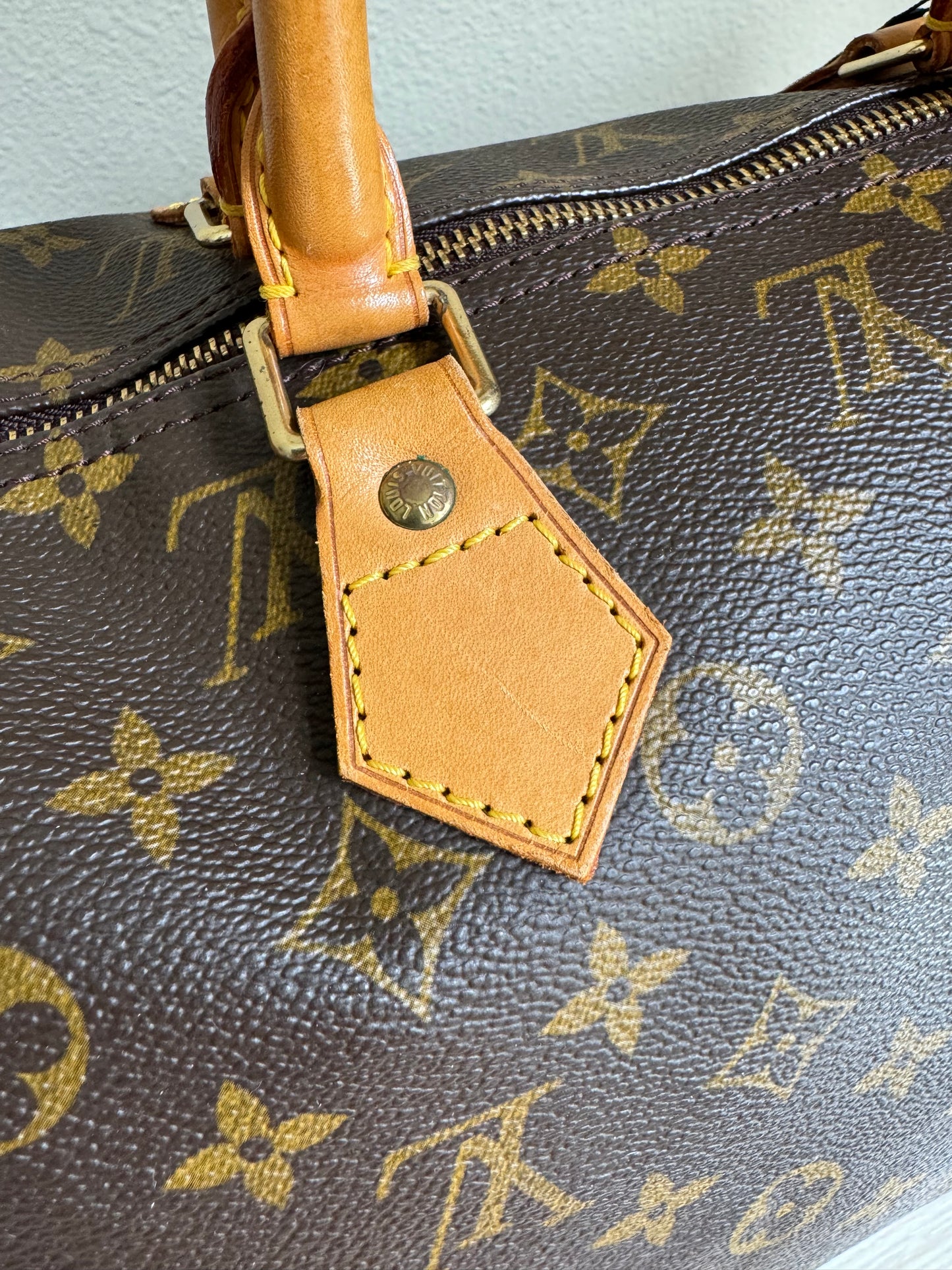 Louis Vuitton LV Speedy 40 Duffle Bag Brown Monogram Canvas