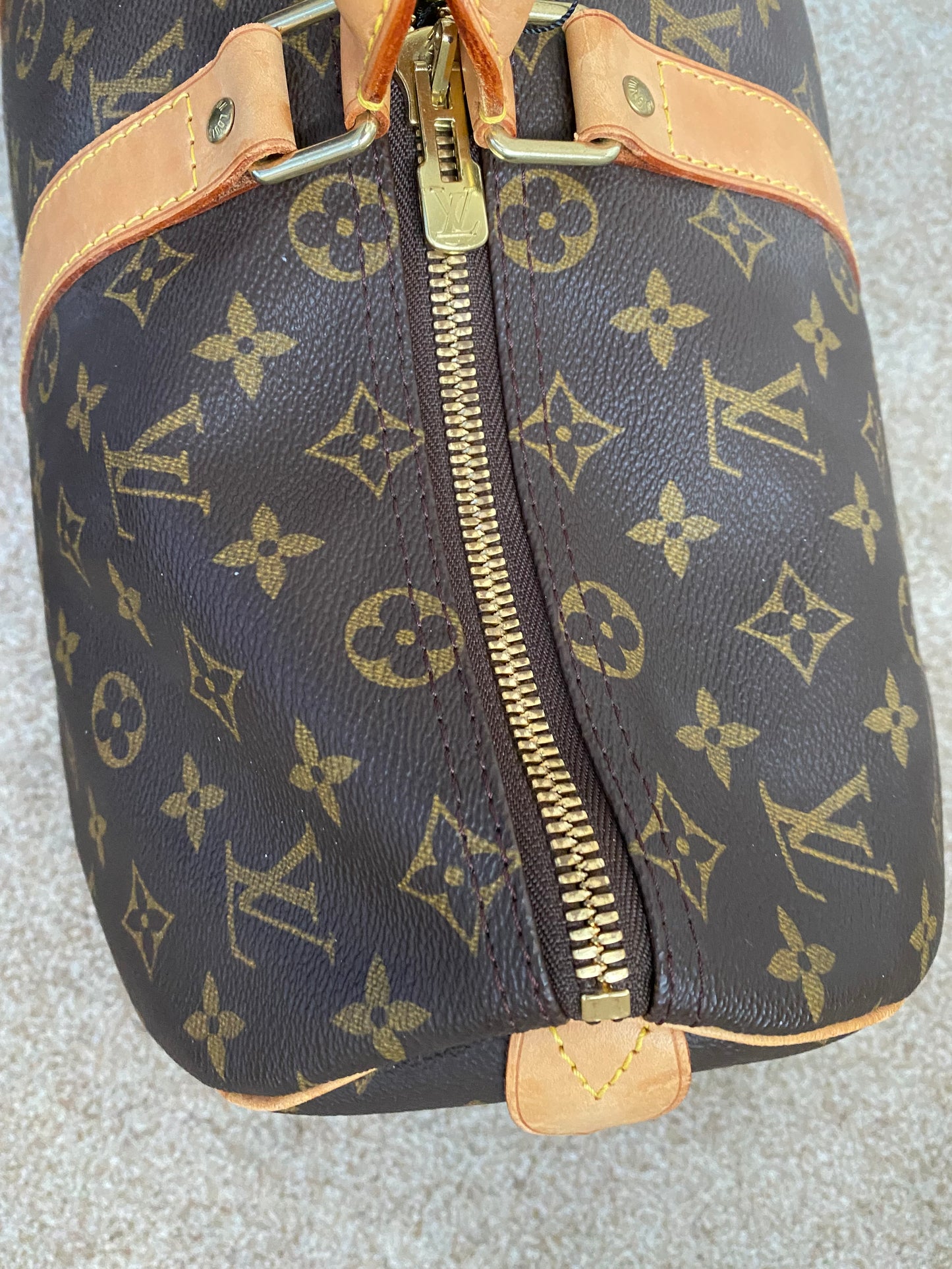 LOUIS VUITTON KEEPALL 45 DUFFLE HANDBAG MONOGRAM