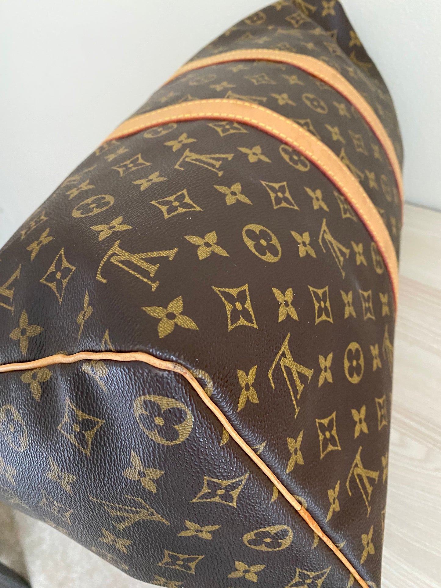 LOUIS VUITTON KEEPALL 45 DUFFLE HANDBAG MONOGRAM