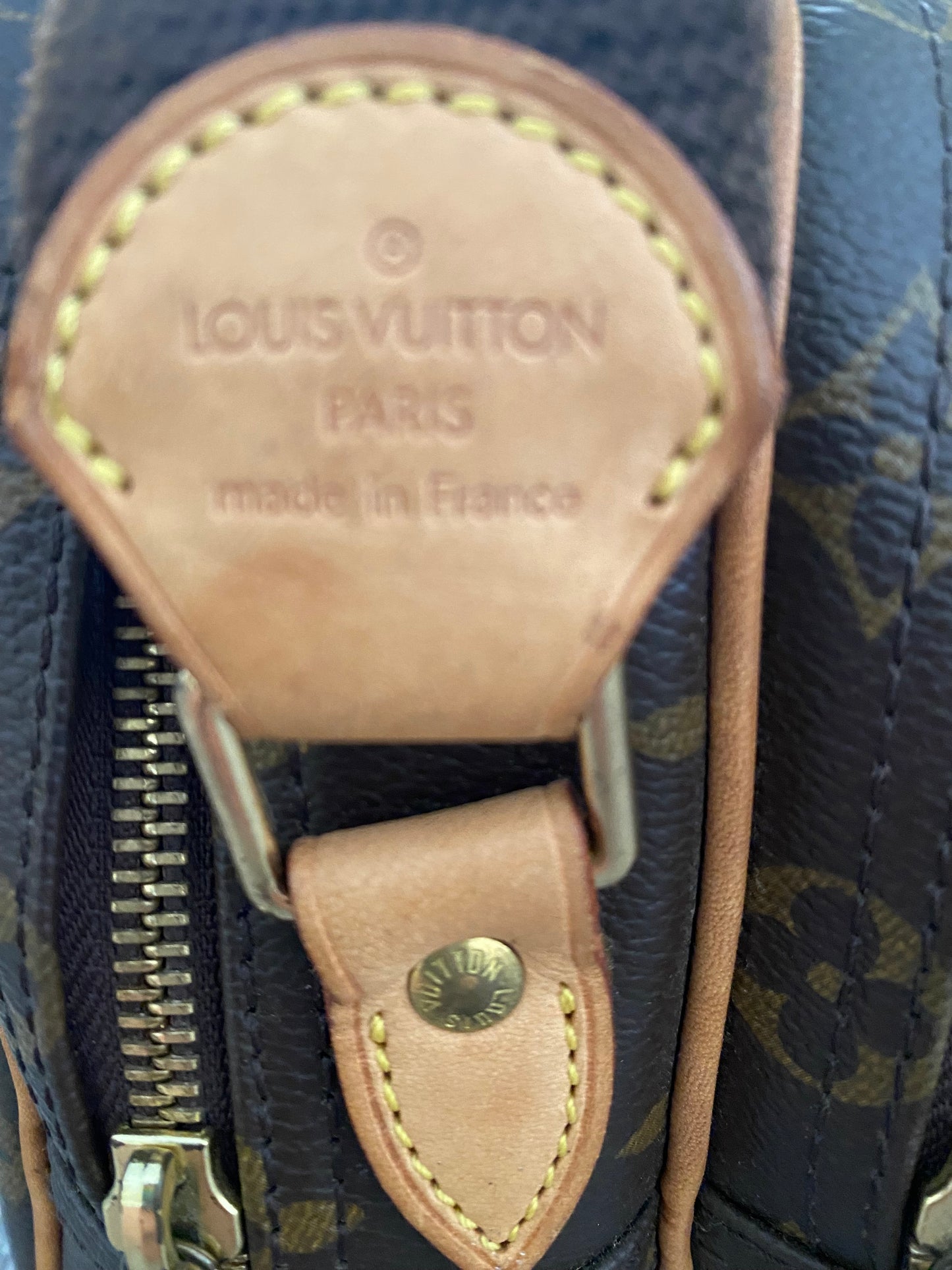 Louis Vuitton Reporter PM Crossbody Messenger Bag Brown Monogram Canvas