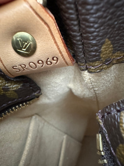 Louis Vuitton LV Luco Brown Monogram Canvas & Leather Tote Bag