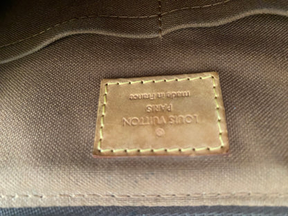 Louis Vuitton Palermo Shoulder Bag PM Brown Monogram