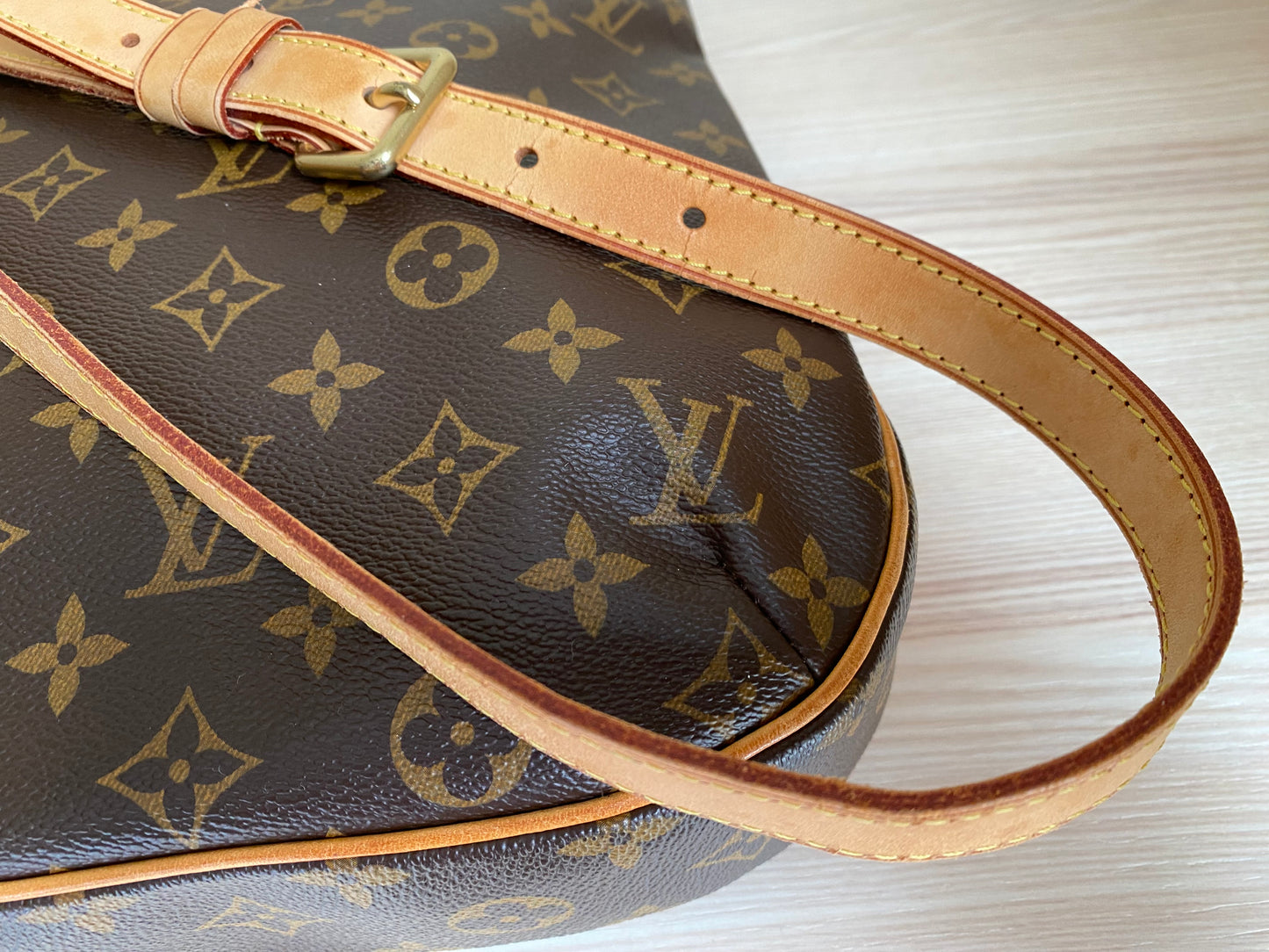 Louis Vuitton Odeon Shoulder Bag PM Brown Canvas