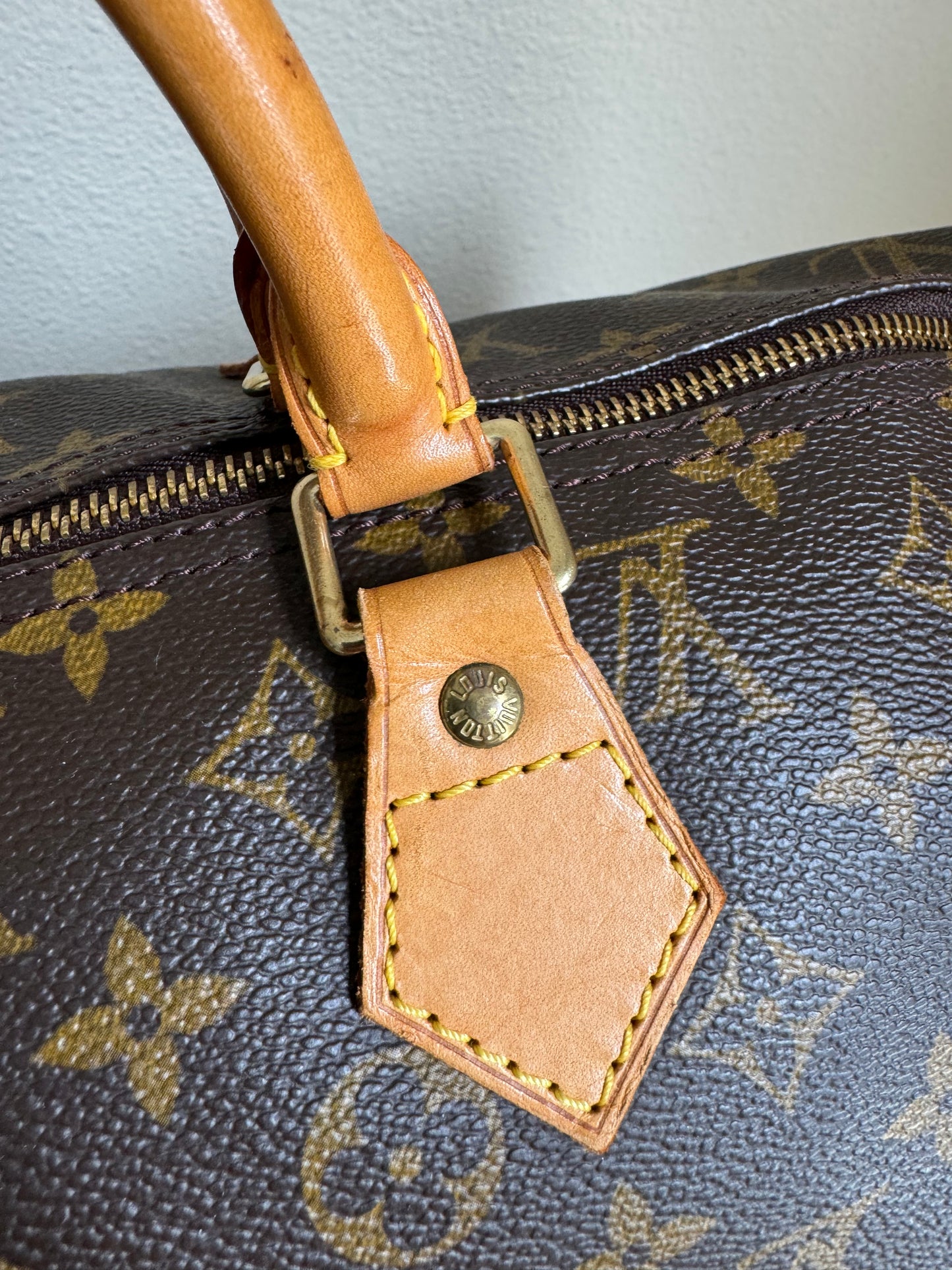 Louis Vuitton LV Speedy 40 Duffle Bag Brown Monogram Canvas