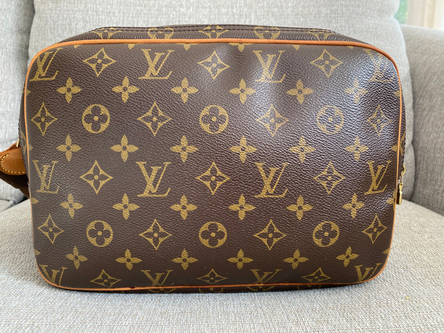 Louis Vuitton LV Reporter PM Crossbody Messenger Bag Brown Monogram