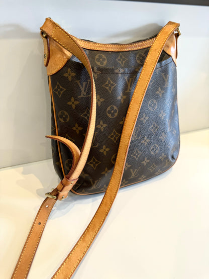 Louis Vuitton Odeon Shoulder Bag PM Brown Canvas