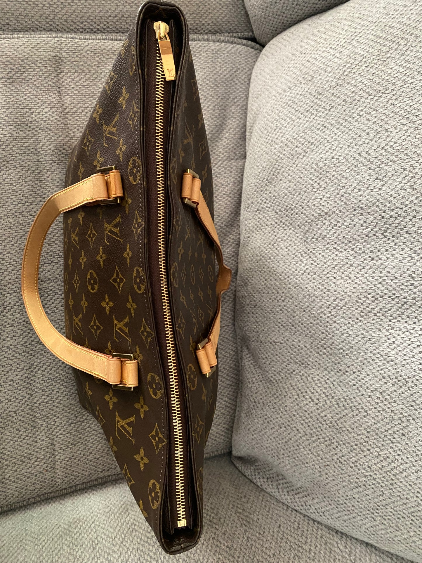 Louis Vuitton Cabas Mezzo Tote Brown Monogram Canvas