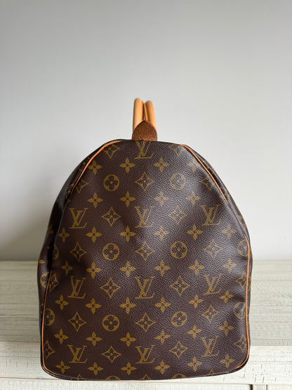 Louis Vuitton Keepall Duffle Bag 55 Monogram