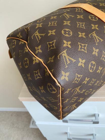 LOUIS VUITTON KEEPALL 45 DUFFLE HANDBAG MONOGRAM