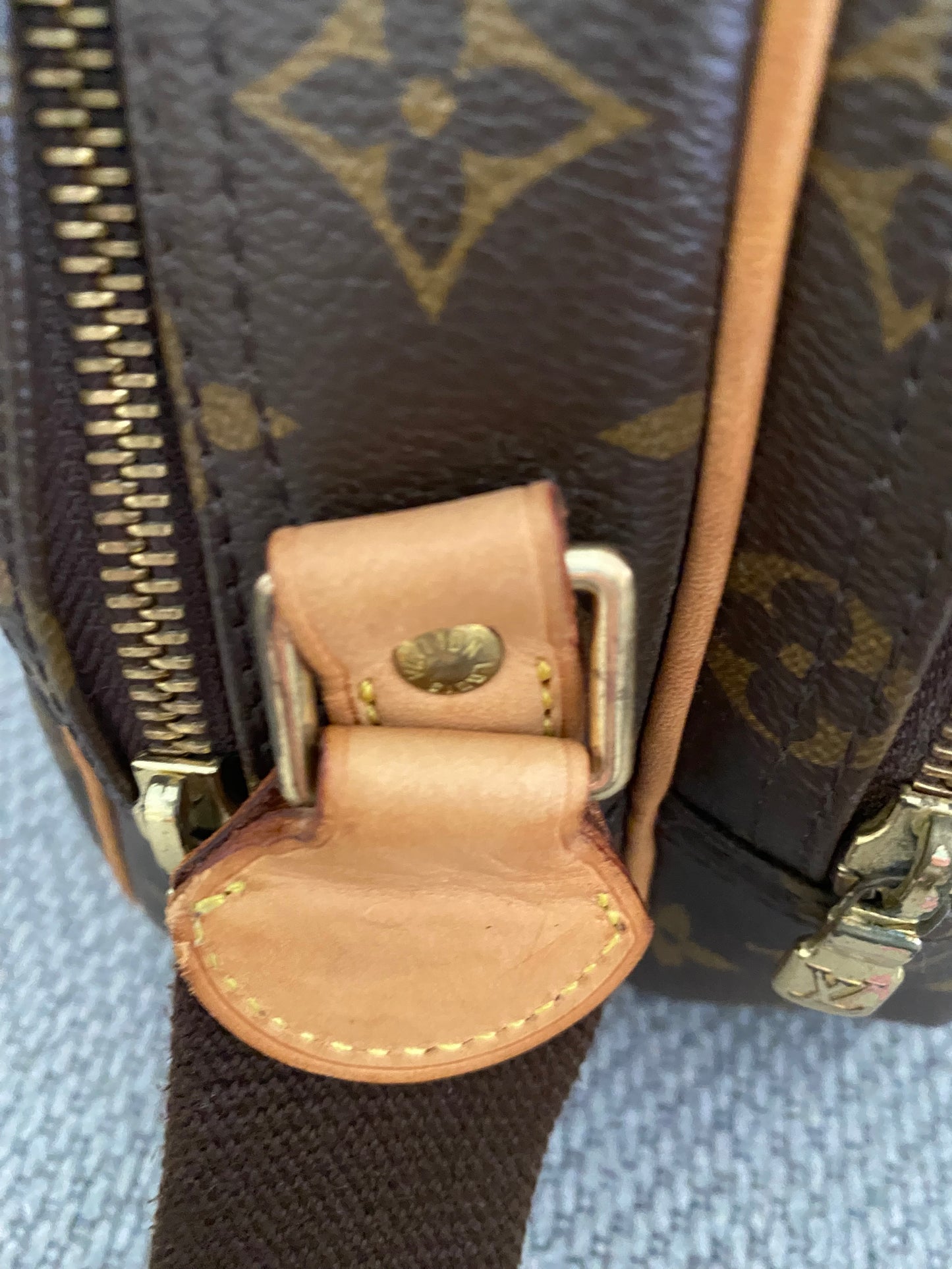 Louis Vuitton Reporter PM Crossbody Messenger Bag Brown Monogram Canvas