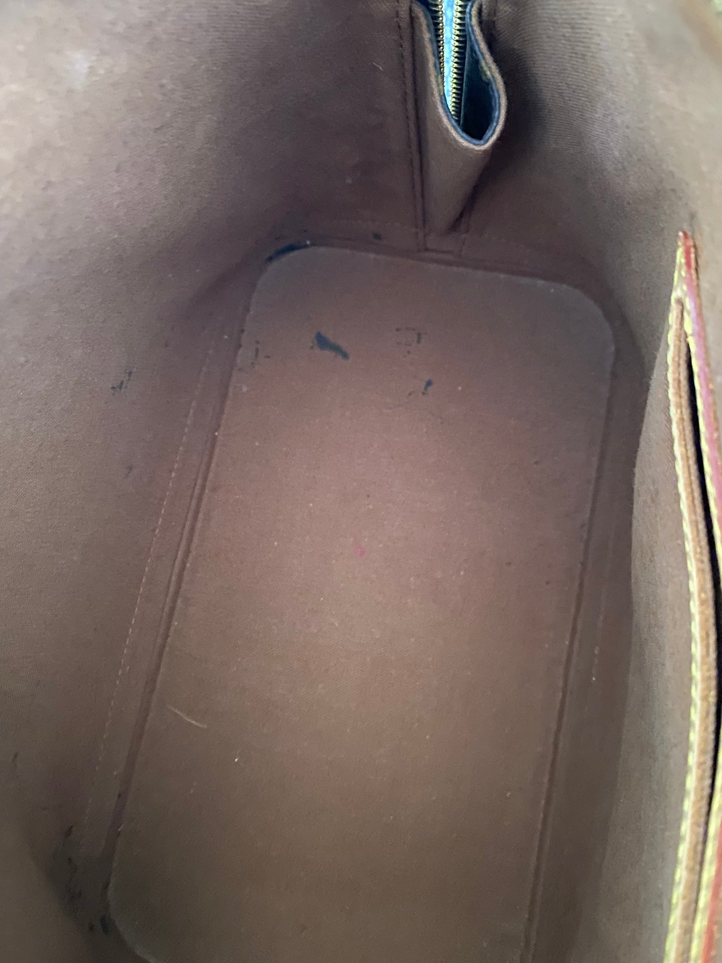 Louis Vuitton Alma Shoulder Bag PM Brown Canvas/Leather