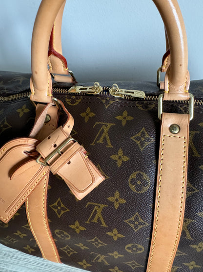 Louis Vuitton Keepall Duffle Bag 55 Monogram