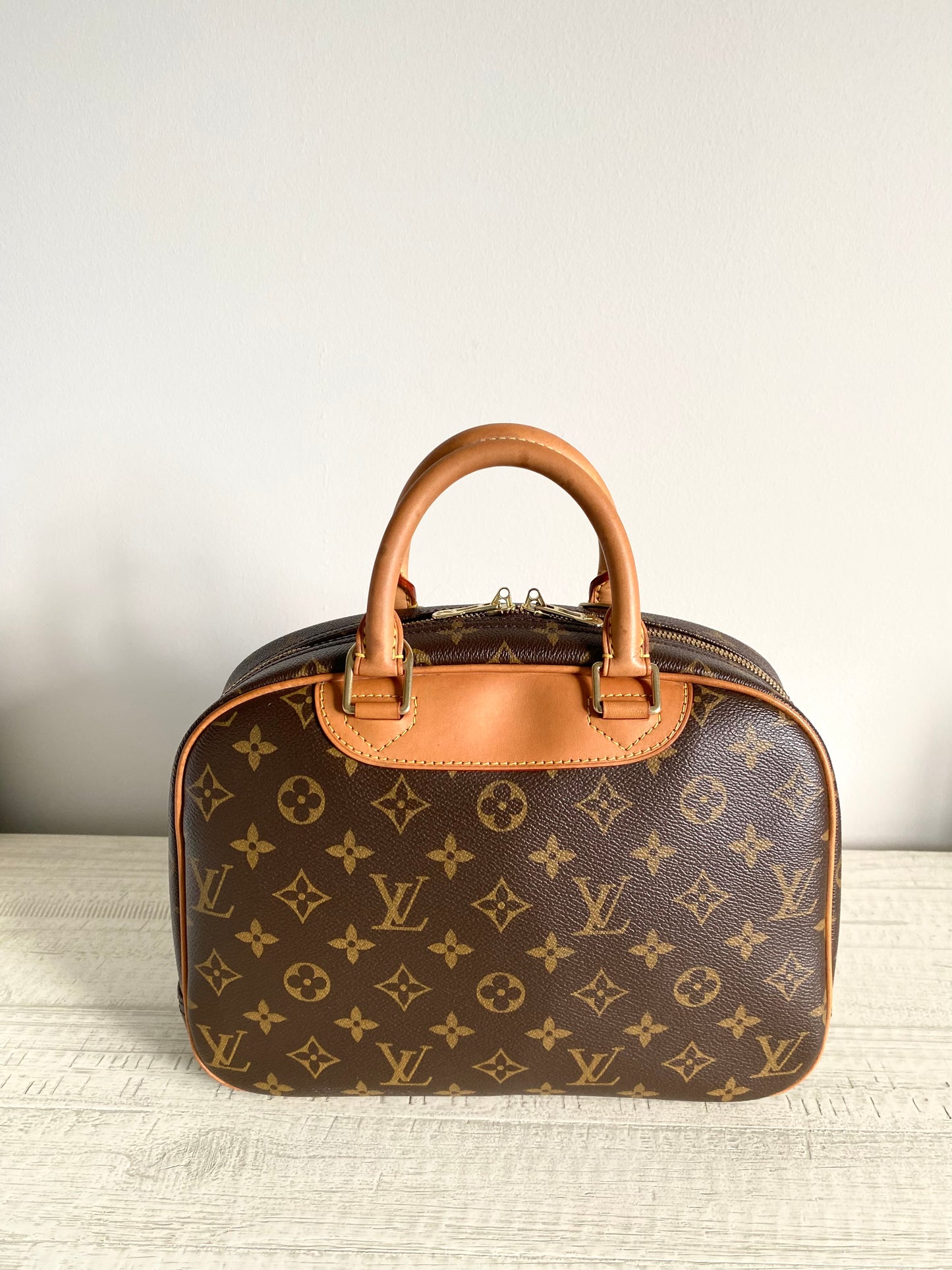 Louis Vuitton Trouville Brown Monogram Mini Handbag