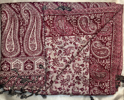 Reversible Pashmina Shawl - Variety Colors (Click to Explore)